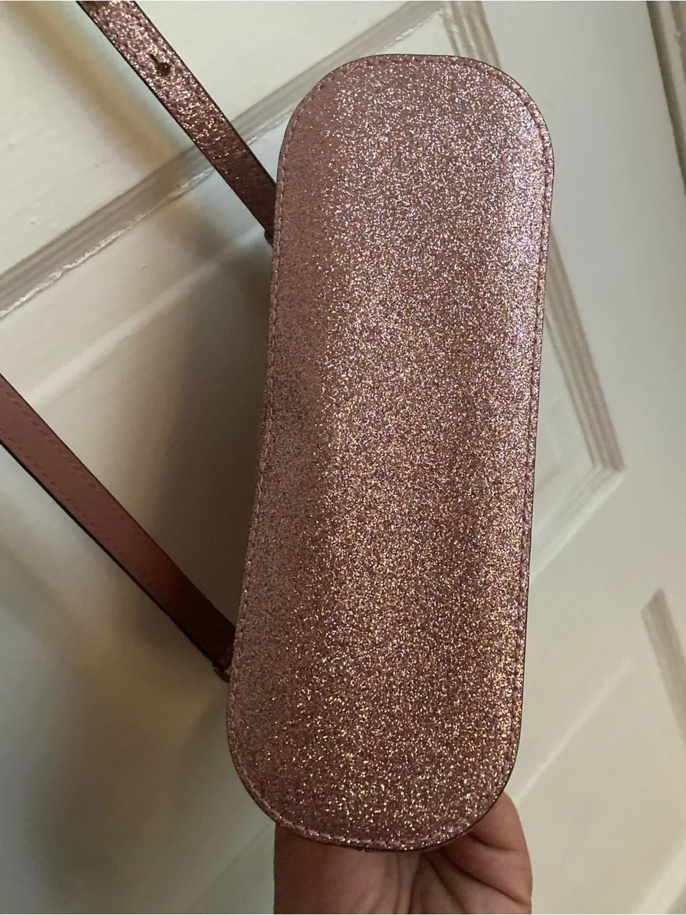 NWOT Kate Spade Glitter Pastel Pink Crossbody Shoulder Bag